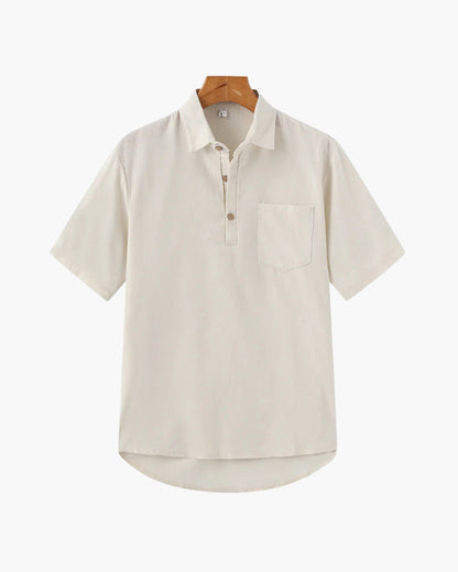 Casablanca – Leinen-Poloshirt